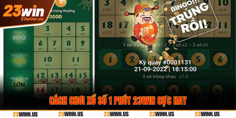 Chơi xổ số 1 phút cực dễ