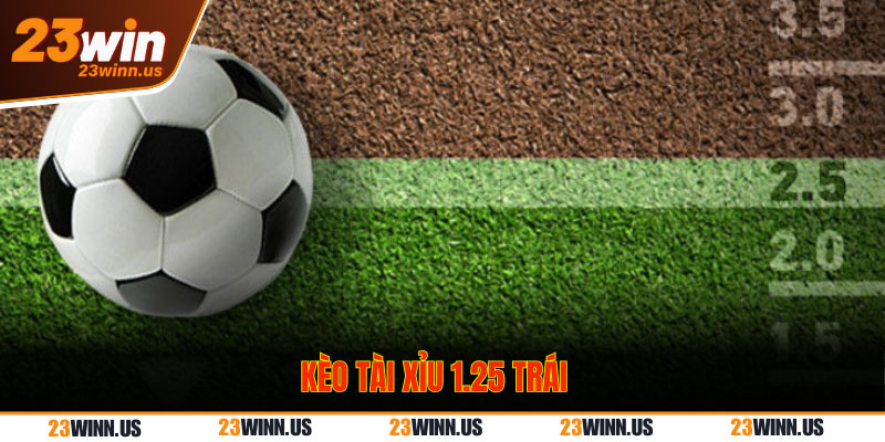 Kèo tài xỉu 1.25 trái khá nhiều điểm giống kèo chấp Châu Á